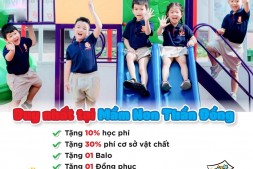 ƯU ĐÃI DUY NHẤT THÁNG 6 TẠI TRƯỜNG MẦM NON THẦN ĐỒNG